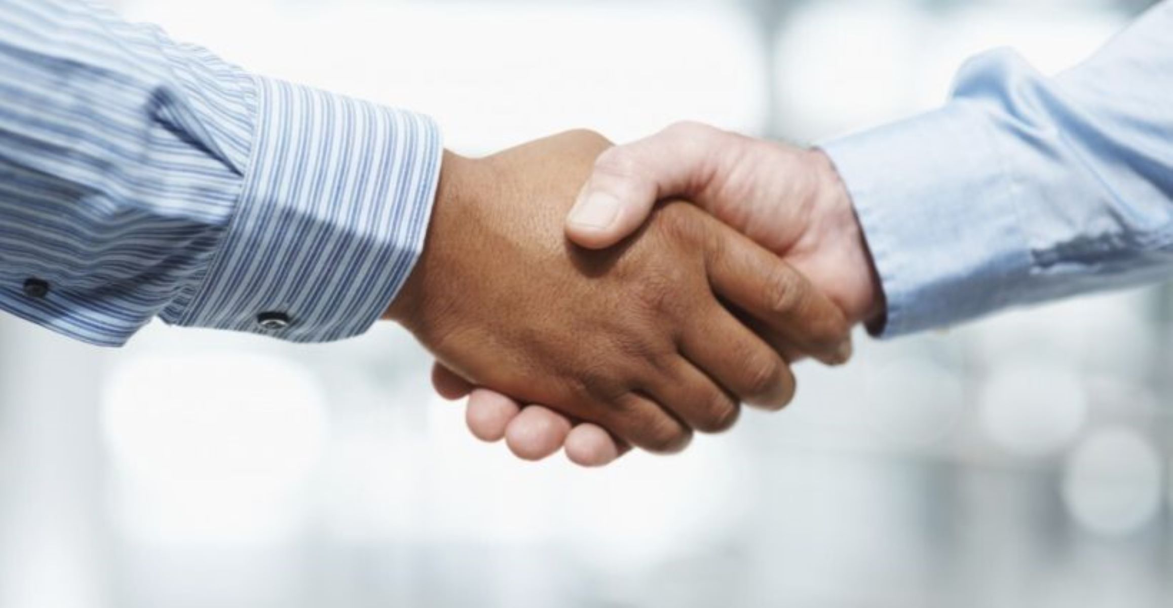 Negotiation image - shaking hands