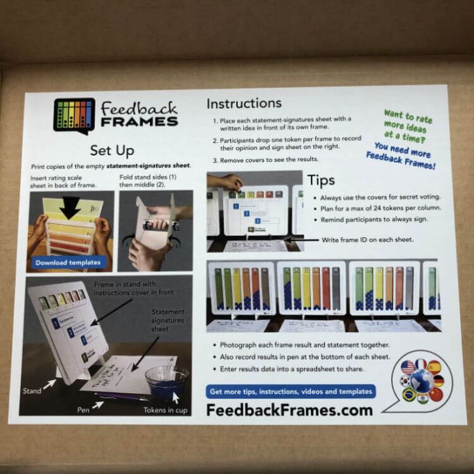 Feedback Frames (Box of 8)