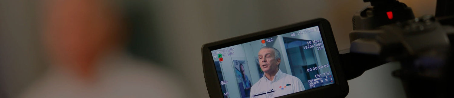 Image of Dr. Geoff Cox talking on camera