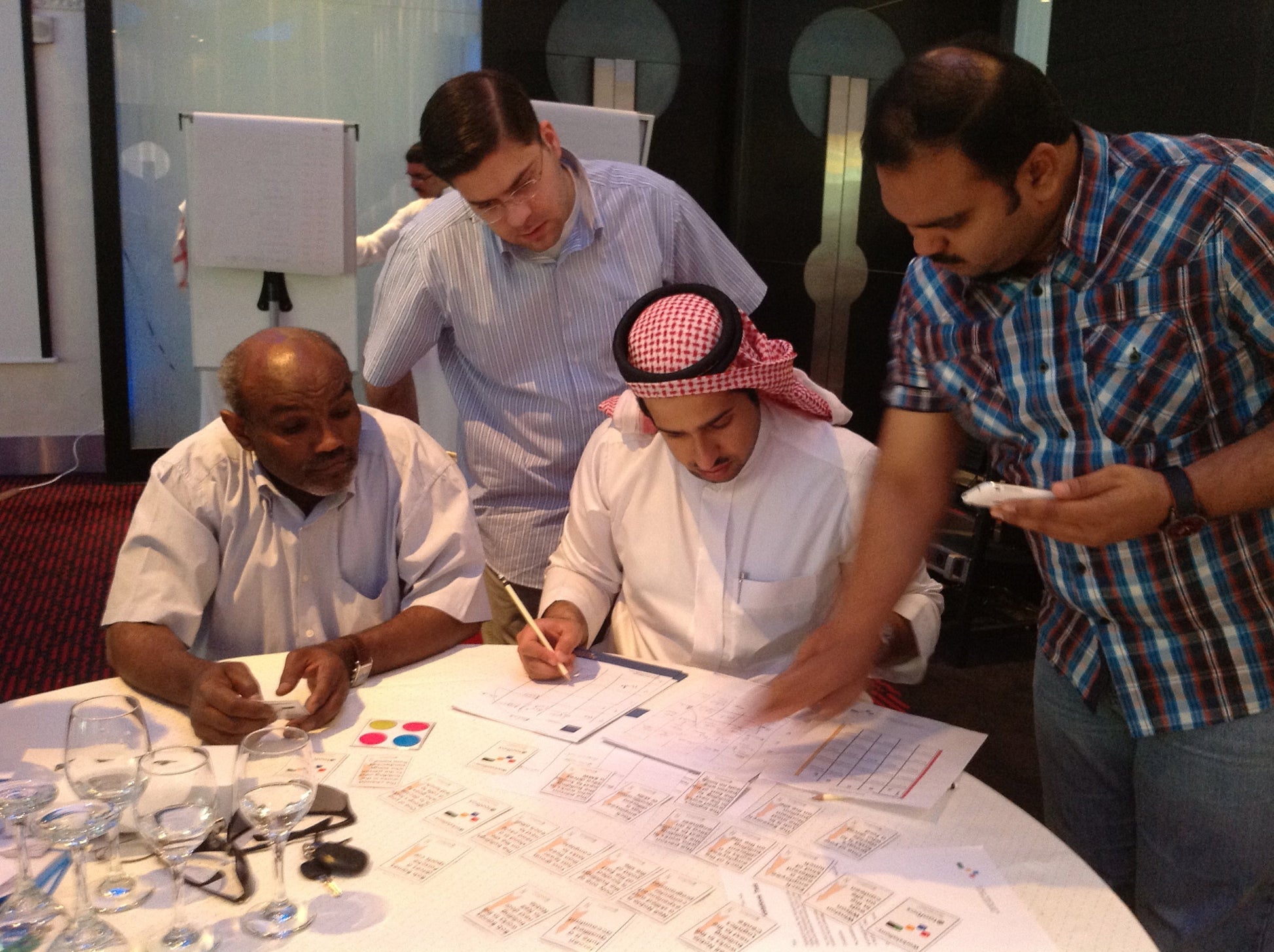 Workstations in action as part of Top Priority