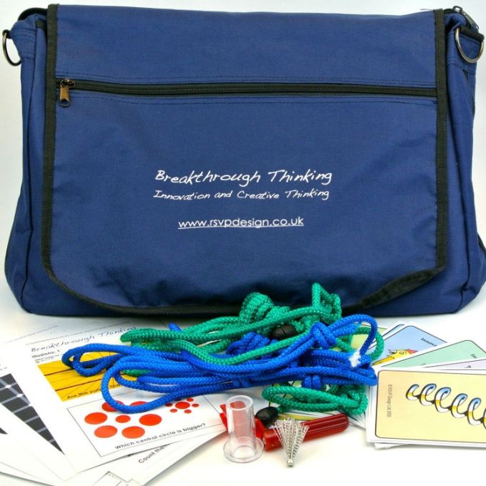 Materials contained in the Breakthrough Thinking Workshop  package