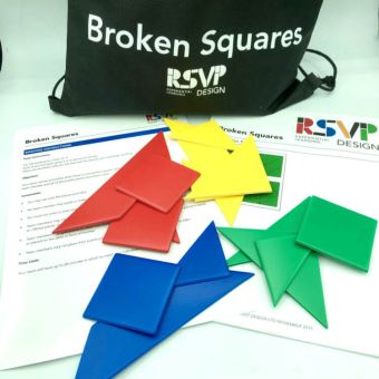Broken Squares experiential learning activity materials from RSVP Design