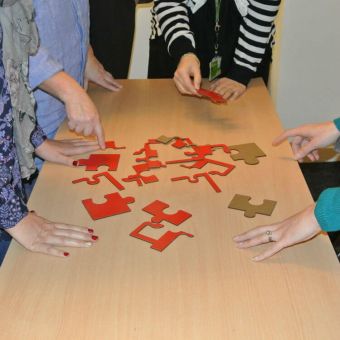 Gameplay picture for Challenging Assumptions experiential learning activity