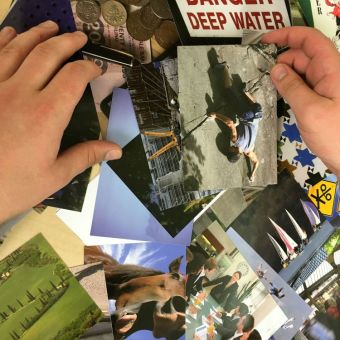 Expresspack A6 image cards activity from RSVP Design in use