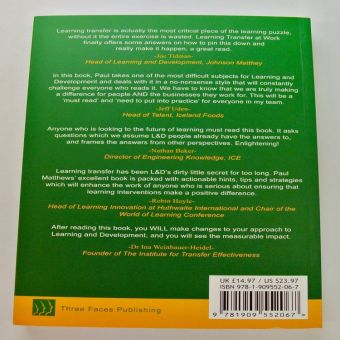 Learning Transfer Book back from Paul Mathews