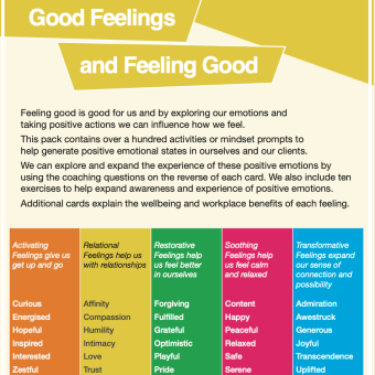 Positive Emotions Cards