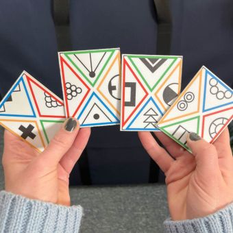 Sample participant set of Simbols tiles