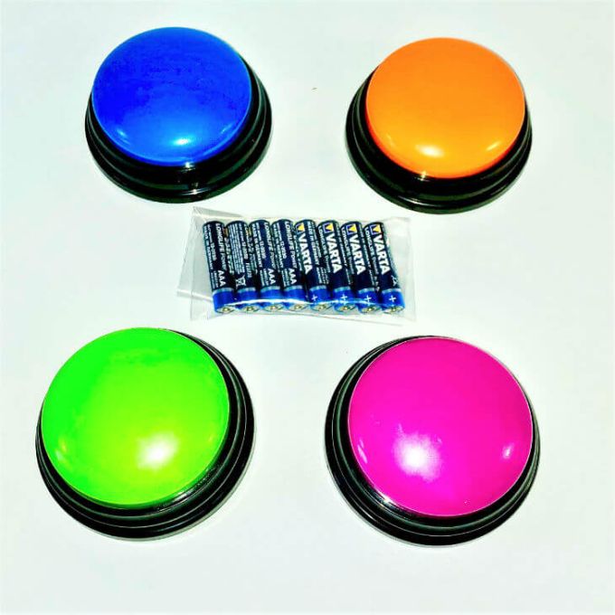 Game Buzzers (inc batteries) for Memory Testing Using Neuroscience Research
