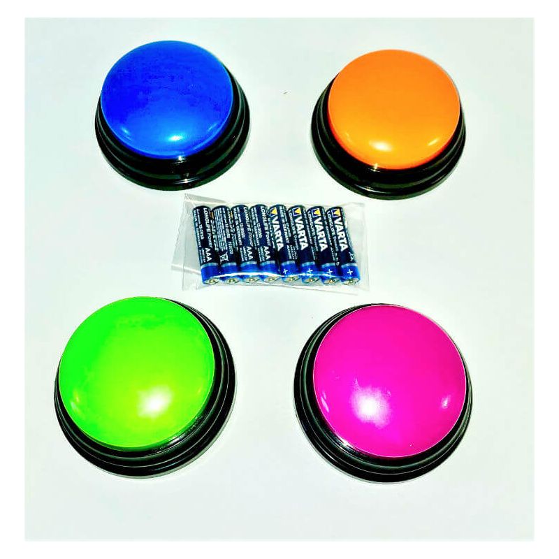 Game Buzzers (inc batteries) for Memory Testing Using Neuroscience Research
