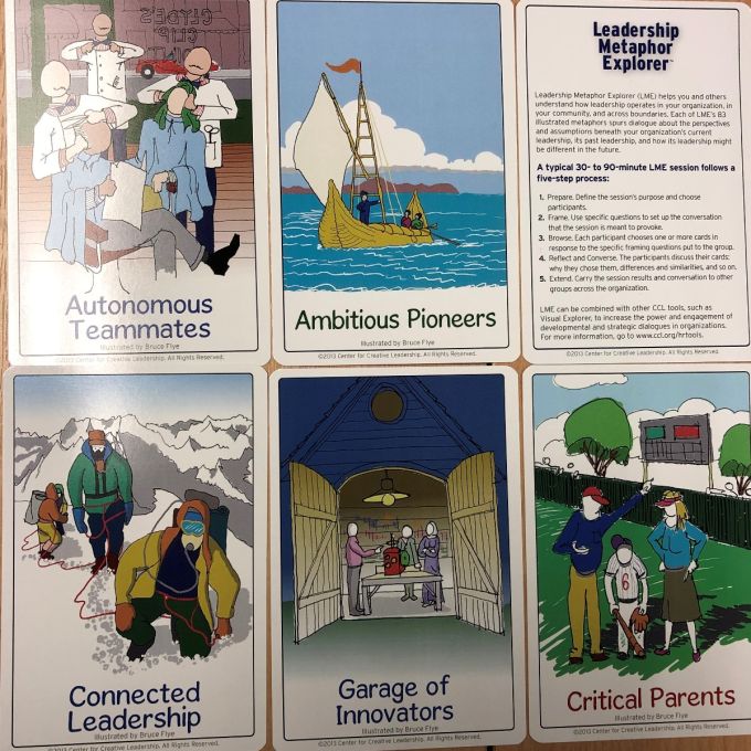 Leadership Metaphor Card Examples from CCL